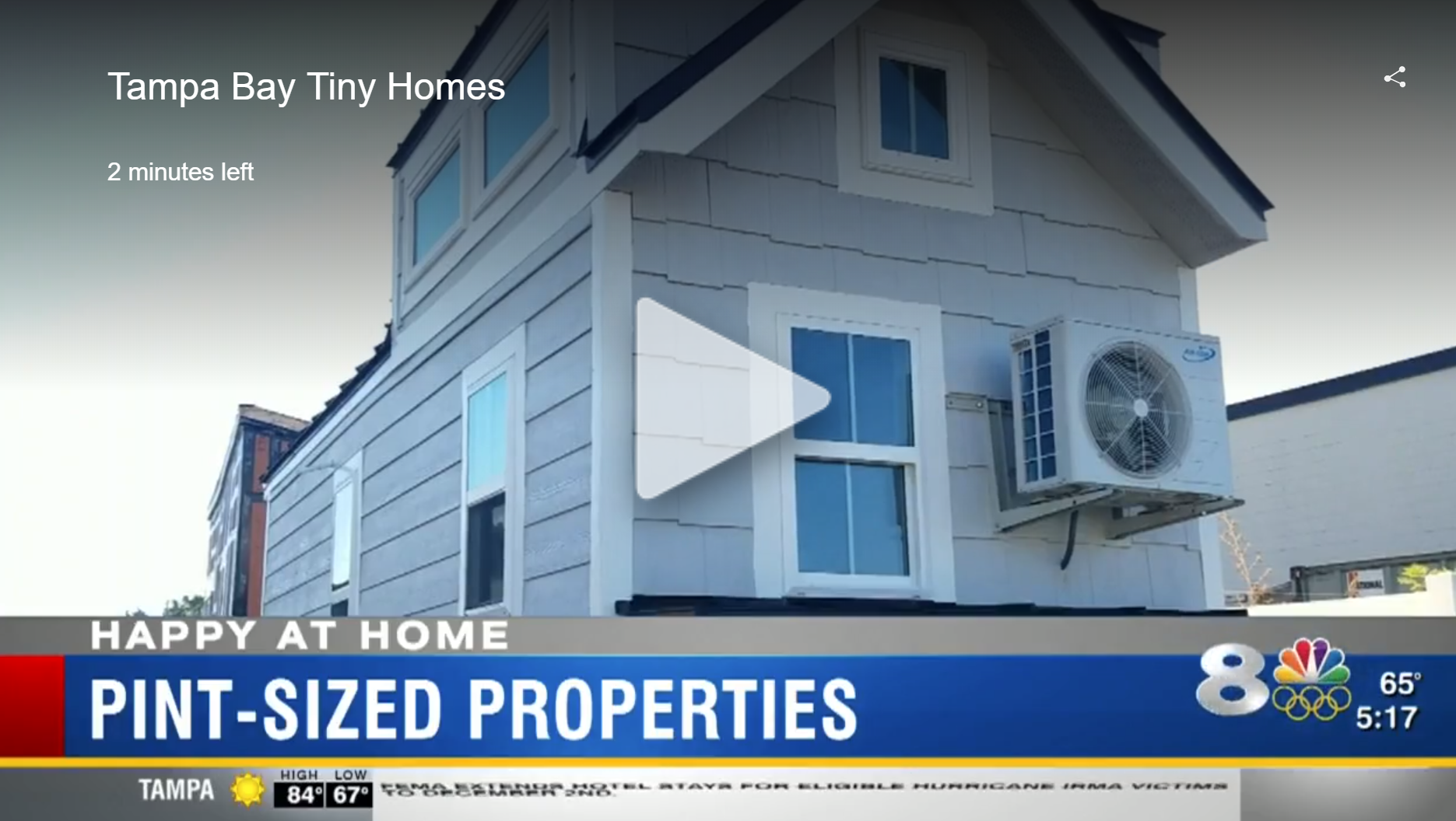 Big demand for tiny homes in Tampa Bay area – News Channel 8